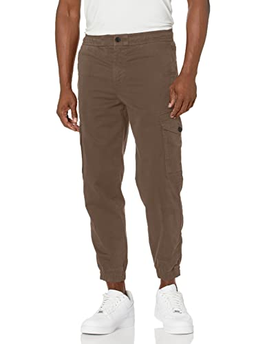 Hugo Boss BOSS Men's Relaxed Fit Cotton Mix Cargo Pants, Moss Green, 32R Hugo Boss BOSS Men's Relaxed Fit Cotton Mix Cargo Pants, Moss Green, 32R