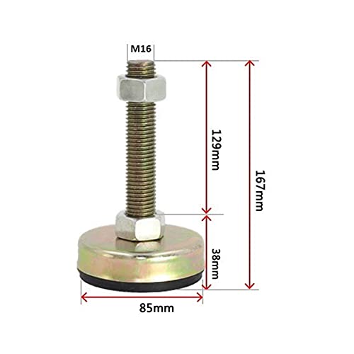 12 stks Meubilair Been Liezer-instelbare Nivellering Voet Schuif Rubberen Voeten, Geschikt for Tafels, Stoelen, Kasten… - Afbeelding 4
