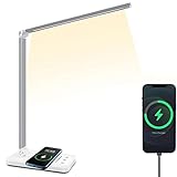 taotronics led lampe de bureau usb 【30 opciones de iluminación y control táctil】5 modos de iluminación X 6 niveles de brillo, hay 30 opciones de iluminación en total. Usando la tecnología de control táctil, se puede seleccionar una luz adecuada de manera fácil y rápida