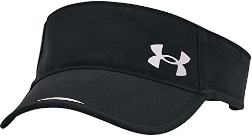 Under Armour Women's Launch Run Visor , Black (001)/Reflective , One Size Fits Most