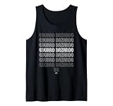 Retro Repeating Text Eduard Bazardo Seattle Baseball MLBPA Tank Top