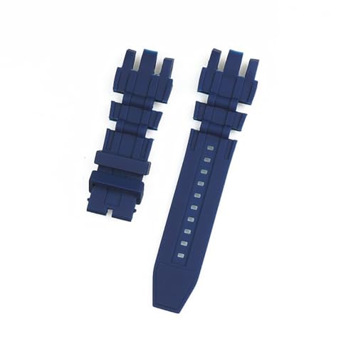 ROUREOX 26mm Bracelet Écologique en Silicone Souple pour Montre pour Invicta Reserve-Bleu