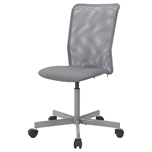 Toberget fauteuil pivotant gris, la chaise de bureau compacte et fluide - 2