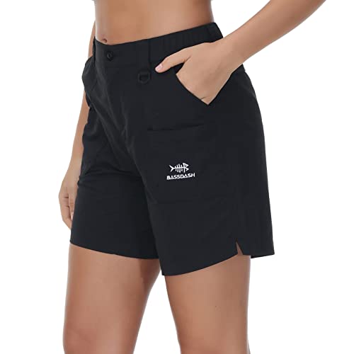 BASSDASH Women’s 7” Fishing Shorts...