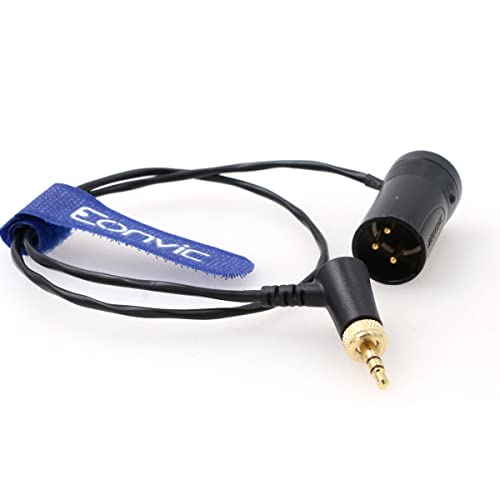 Cable de audio XLR a Jack 3.5mm ángulo recto 45 cm miniatura 2