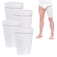 Katheter-Beinbeutelhalter, 4 Stück, Stoff, Katheterhülsen, Urin-Beinbeutelhalter – Harnableitungsbeutel bleiben an Ort und Stelle, Urinbeutel für Beine, Foley-Katheterbeutelhalter, Gurt für Männer