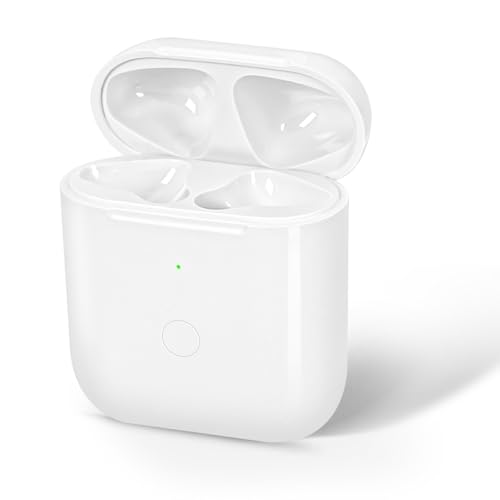 Image of Wireless Charging Case Compatible with AirPod 1st & 2nd Generation, Air Pod Charger Case Replacement with Bluetooth Pairing Sync Button, No Earbuds