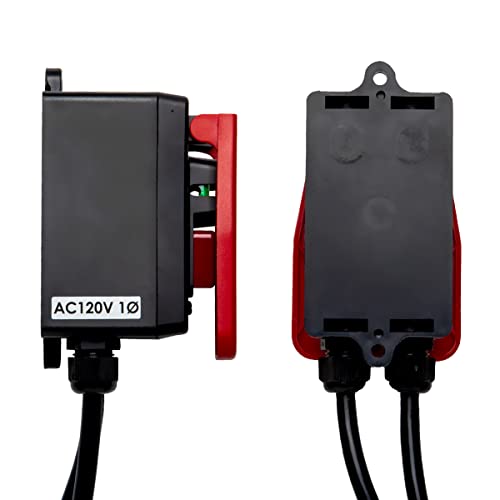 POWERTEC 71754 Safety Power Tool Paddle Switch for Router Tables, Table saws and Other Machinery, Single Phase, 120V~240V, 1 PK