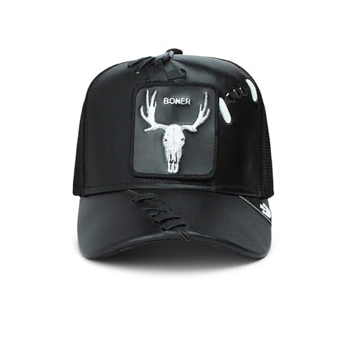 Image of Goorin Bros. The Farm Spooky Bones Collection Trucker Hat for Men and Women