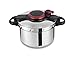 Seb P4624922 Clipso Minut Easy Autocuiseur 9 L Inox + Kit Stérilisation + Livre de recettes Tous Feux Dont Induction, Gris, fabriqué en France
