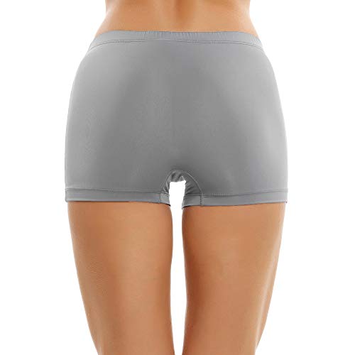 Image of Ekouaer Boyshort Panties Women's Soft Underwear Briefs Invisible Hipster 3 Pack Or 4 Pack Seamless Boxer Brief Panties S-XXL