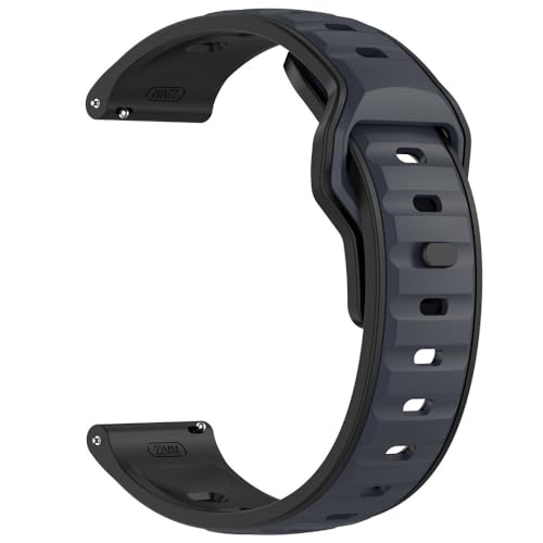 20mm 22mm �E�H�b�`�X�g���b�v Garmin Forerunner 570 165 265 255 �V���R���E�H�b�`�o���h Garmin Vivoactive 6 5 4/Venu 3//2/2plus �o���h �~�b�h�i�C�g�u���b�N 20mm