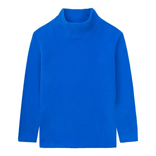LittleSpring Unisex Kids Polar Fleece Turtleneck Base Top (2-8 Years)