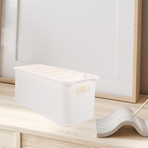ledmomo 下着収納ボックス 衣類用 可能仕切り付き 収納ケース 引き出し クローゼット用 整理整頓に コンパクト設計で 省スペース