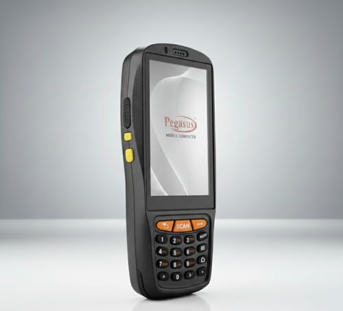 Image of Pegasus AC110 Rugged Android Handheld Terminal PDA | 1D /2D Barcode Scanner, NFC, GPS, 4G /WiFi /Bluetooth | 3.2 inch Touchscreen Portable Data Collector for Retail, Warehouse & Logistics