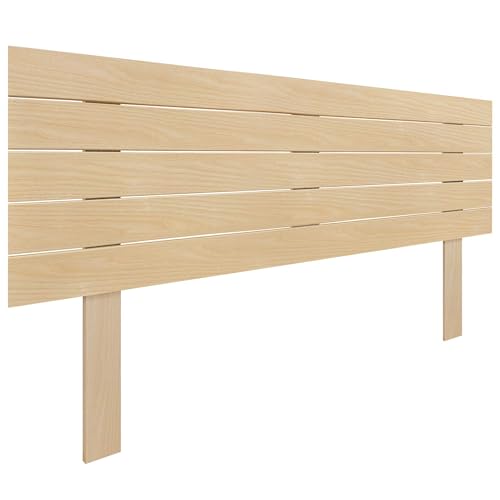 DHOME Tête de lit en Bois MDF Recyclé avec Pieds Lit Horizontal Style Palettes Quincaillerie...