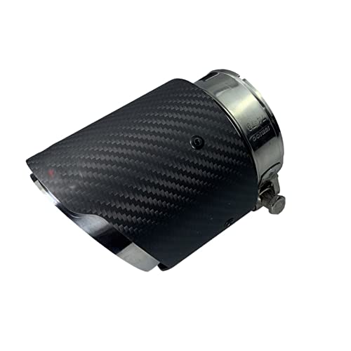 Tubo para escape de carbono mate de 86mm para renovar terminales de X5 y X6