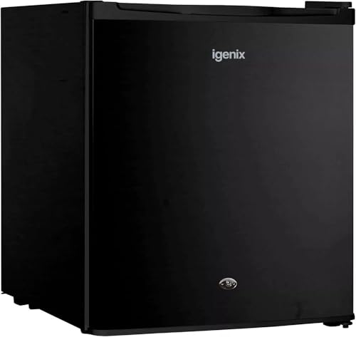 Igenix IG3751BL Table Top Mini Freezer with 33 Litre Capacity, 1 Wire Shelf, Reversible and Lockable Door, Black