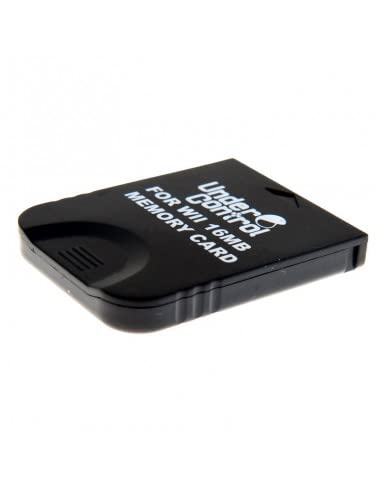 Under Control Carte mémoire 16MB Wii/Game Cube Noire