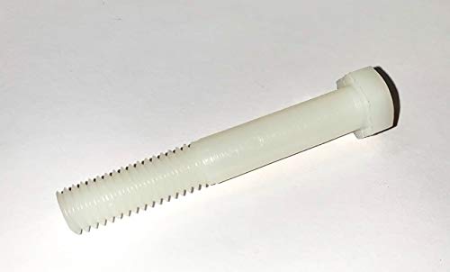Image of Small Parts 25C200HCSN Hex Head Screw, Nylon, External Hex, 1 /4 inch-20 Thread Size, 2 inch Long (Pack of 100)