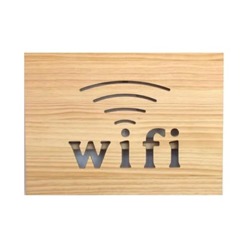 PASPRT Joyero para pendientes, organizador de fenches, estante de pared, estante de pared de madera maciza, caja de almacenamiento de madera para pendientes, caja de joyería para anillos (WIFI, S)