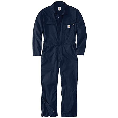 Carhartt Men's 105016 Flame Resistant Loose Fit Twill Coverall - 3X-Large Short - Dark Navy