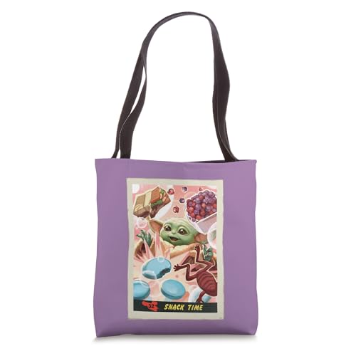 Star Wars The Mandalorian and Grogu Snack Time Card Tote Bag miniatura 1