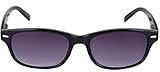 The Intellect Full Outdoor Reading Sunglasses NOT Bifocals - Hard Case/Cleaning Cloth Included (Black, 1.25 x)