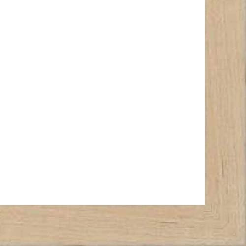 Shadow Box Picture Frame Moulding (Wood) 100ft Bundle - Traditional Natural Finish - 0.625" Width - 1 1/16" Rabbet Depth Shadowbox