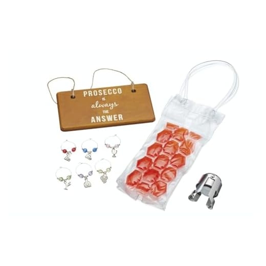 Bar Craft Geschenk-Set Prosecco 9-teilig, Mischung aus Mehreren Materialien, Mehrfarbig, 12 x 17 x 22 cm 5 Bar Craft Geschenk-Set Prosecco 9-teilig, Mischung aus Mehreren Materialien, Mehrfarbig, 12 x 17 x 22 cm