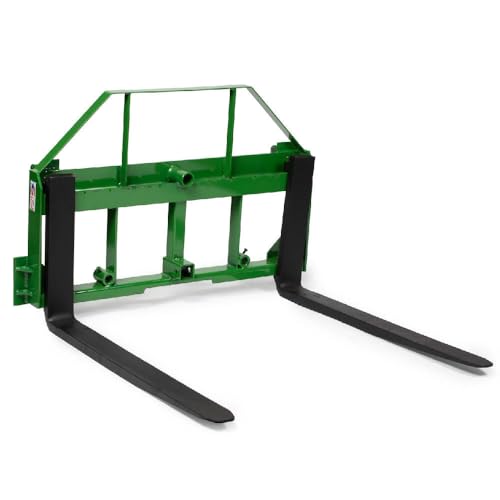 Titan Attachments USA Made Pallet Fork Frame Attachment Fits JD Tractors, 36