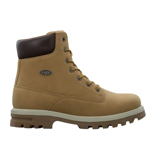 Image of Lugz Men's Empire Hi Classic 6-inch Chukka Boot, Wheat /Dark Brown /Cream /Gum, 12 M