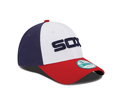 Gorra ajustable New Era MLB Chicago White Sox 9FORTY blanca miniatura 4