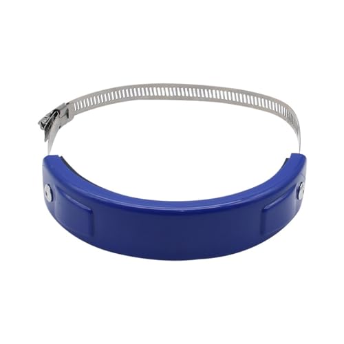 Couvre-silencieux bleu haut de gamme, bague de protection echappement durable