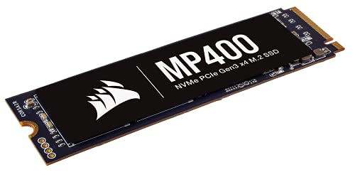 Image of Corsair MP400 1TB M.2 NVMe PCIe x4 Gen3 SSD (Sequential Read Speeds of up to 3,480 MB /s, Write Speeds of up to 1,880 MB /s, High-Density 3D QLC NAND) Black