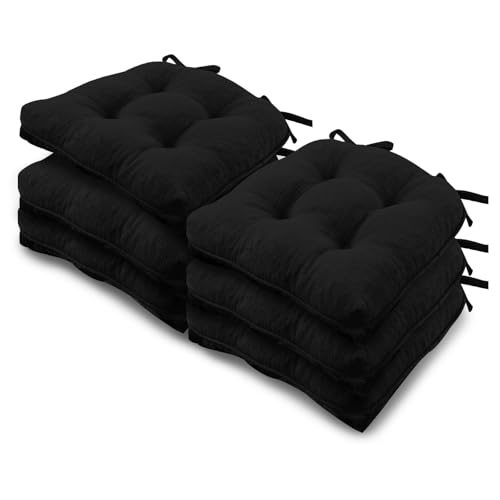 Basic Beyond Chair Cushions for Dining Chairs 6 Pack, Chair
