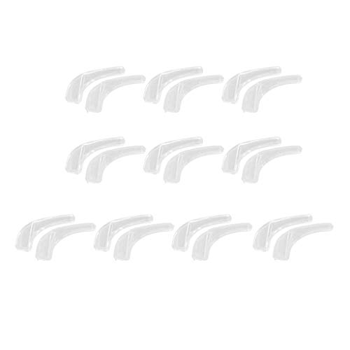 Tongina 20Pcs Sports Glasses Temple Tip Glasses Transparente Ear Hook Anti Slip Rack - M