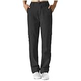 Women's Pants High Waisted Wide Leg Cargo Pants Stretchy Baggy Joggers Pants Fashion Teen Girls Y2K Streetwear Trousers