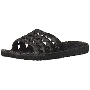 TECS Mens Quick Drying Lightweight Water Shoe With Open Toe, Rubber Sole With Drainage Hole Water Shoe For Beach, Showers, House Slipper, Dorms, Outdoor and Versatile Use