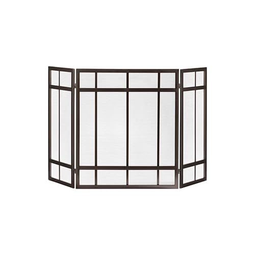 Pleasant Hearth Mission Style 3-Panel Fireplace Screen