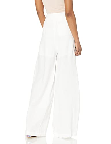 Armani Exchange Women's Linen Wide Leg Pants2