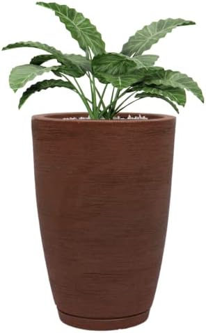 Vaso Polietileno Para Plantas Jardim Sala Luxo Cone Bojo 1 Com Pr...