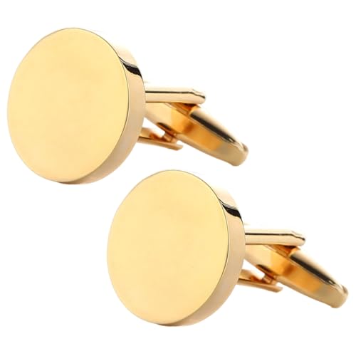 Round Shirts Cufflinks For Men Wedding Birthday Banquet Proms Business Meeting