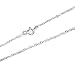 TONSILVER Ankerkette Silber 925, Ankerkette Damen, Modell Singapur, Ankerkette schmuck, Ankerkette Halskette,40-45-50-60 cm, Sie können es allein oder mit einem Anhänger nehmen.