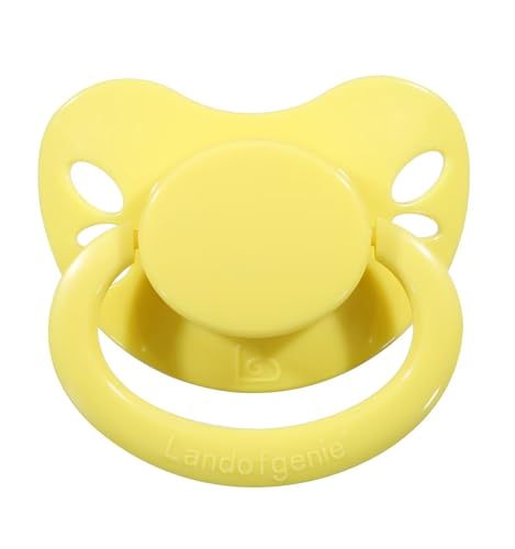 Imagen de Landofgenie Chupete para Adulto Bigshield Tamaño Adulto Chupete-Mariposa Amarillo
