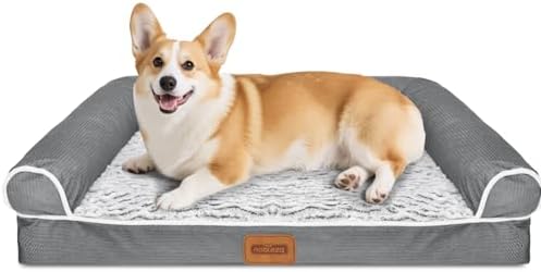 Nobleza Cama Ortopedica para Perros Extra Grande 91x68x18cm, Cama...