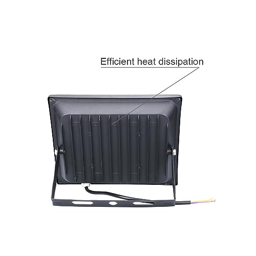 Projecteur LED 50W étanche IP65 avec réflecteur blanc pour terrasse active - 4