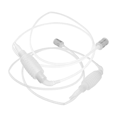 NOLITOY 2個 水フィルター ャー チラー 水槽フィルター ヒータ 変化 水族館の空気ポンプ ファン ホース 水吸盤 水槽クリーナーブラシ 砂利クリーナー水槽 魚 白い プラスチック