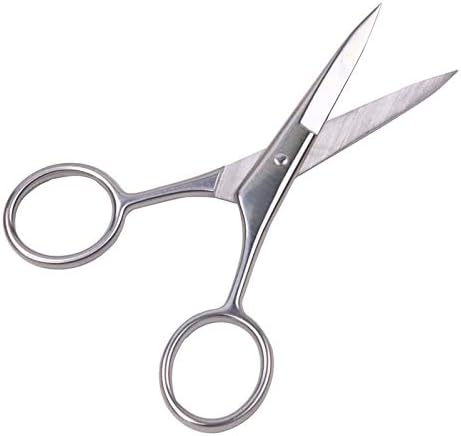 Kitchen Scissors 1 PC Small Eyebrows Shaver Stainless Steel Sewing Scissors Embroidery Tailor's Scissors