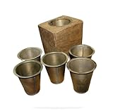 12 Replacement Sugar Mold Candle Holder Primitive Tin Cup Votives Candles XLR-884 Farmhouse Home Wall Desk Office Home Decor Hanging Decorations